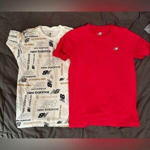 Two New Balance Shirts Boys Size XL 18/20